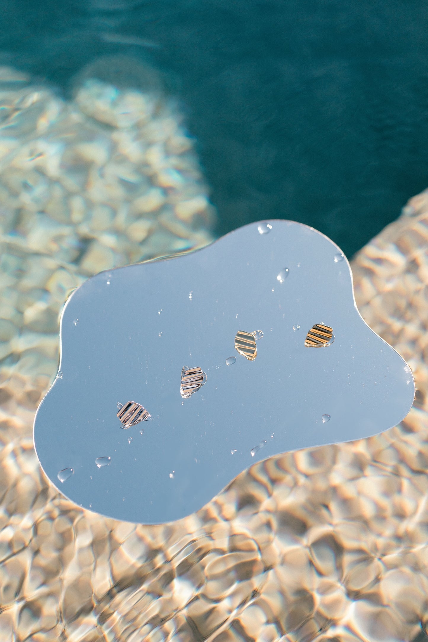 Ripple Studs Silver