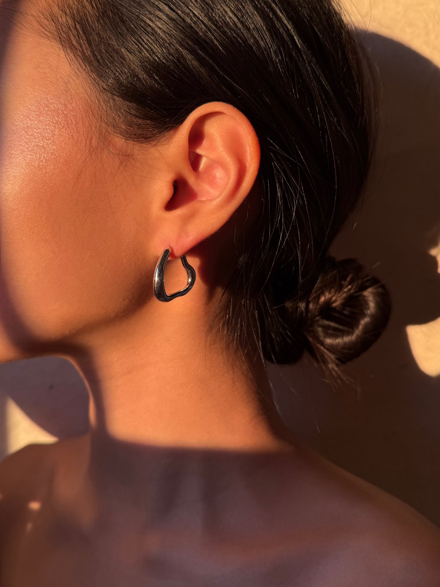 Pond Grande Hoops Silver