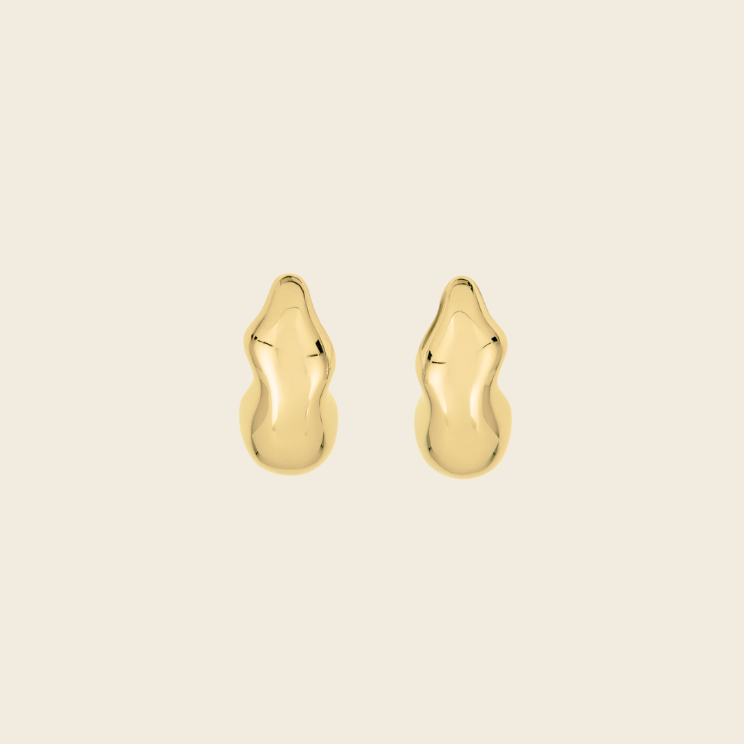 Cloud Petite Hoops Gold *only 1 left*