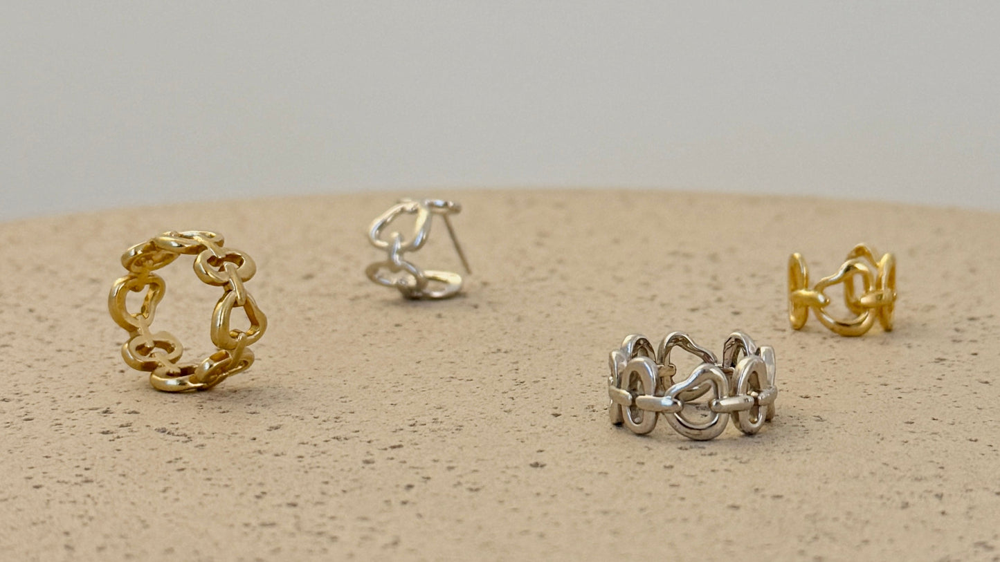 Pourquoi Eternity Hoops Silver