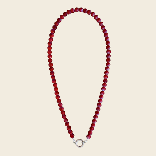 Agate Beaded Necklace (Pre-Order)