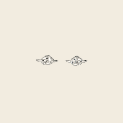 Knot Petite Studs Silver