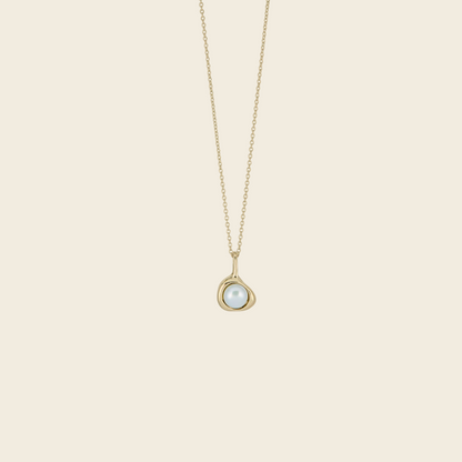 Nest Pearl Necklace Gold