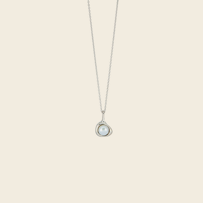 Nest Pearl Necklace White Gold