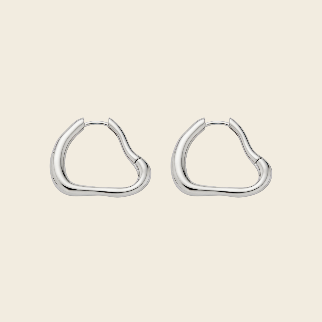 Pond Grande Hoops Silver
