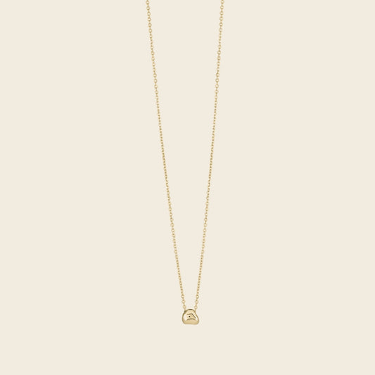 Solid Pond Dainty Chain Necklace Gold