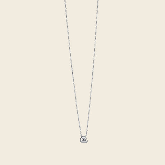 Solid Pond Dainty Chain Necklace Silver
